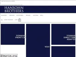 Sites similar to hansohnbrothers.com