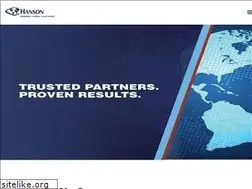 Sites similar to hanson-inc.com
