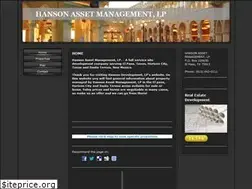 Sites similar to hansonassets.com
