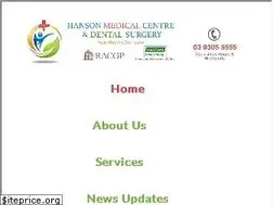 Sites similar to hansonmedicals.com.au