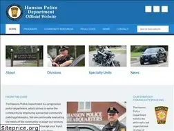 Sites similar to hansonpolice.org