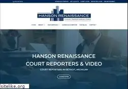 Sites similar to hansonreporting.com