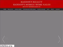 Sites similar to hansonshomes.com