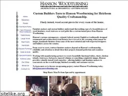 Sites similar to hansonwoodturning.com