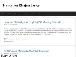 Sites similar to hanumanchalisalyricsenglish.com