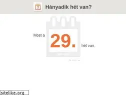 Sites similar to hanyadikhetvan.hu
