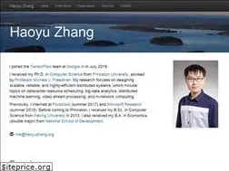 Sites similar to haoyuzhang.org