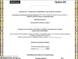 Sites similar to hapax.qc.ca