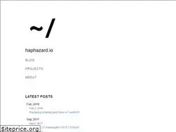 Sites similar to haphazard.io