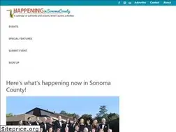 Sites similar to happeningsonomacounty.com