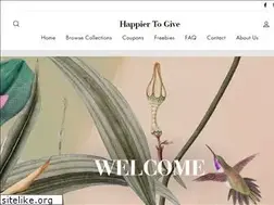 Sites similar to happiertogive.com
