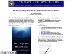 Sites similar to happinesshypothesis.com
