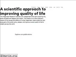 Sites similar to happinessresearchinstitute.com