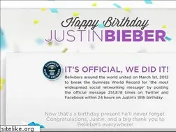 Sites similar to happybirthdayjustinbieber.com