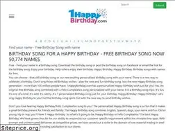 Sites similar to happybirthdaysongsbyname.com
