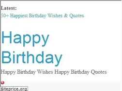 Sites similar to happybirthdaytime.com