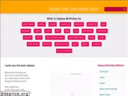 Sites similar to happybirthdaywisher.com