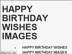 Sites similar to happybirthdaywishes-images.com