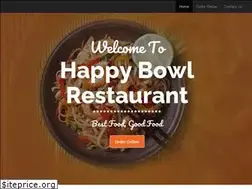 Sites similar to happybowlrestaurant.com