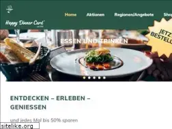 Sites similar to happydinnercard.de