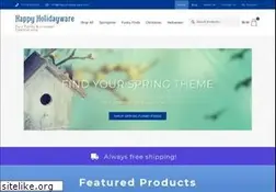 Sites similar to happyholidayware.com