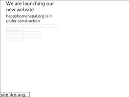 Sites similar to happyhomenepal.org