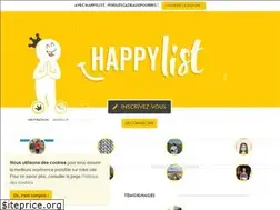 Sites similar to happylist.me
