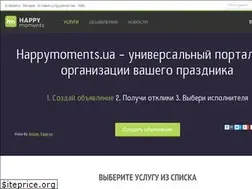 Sites similar to happymoments.ua