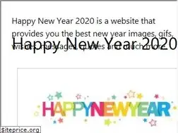 Sites similar to happynewyear2020.com