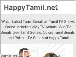 Sites similar to happytamil.net