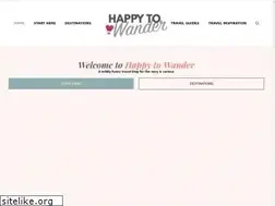 Sites similar to happytowander.com