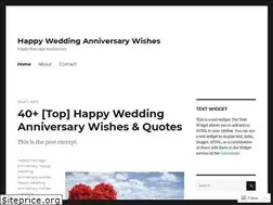 Sites similar to happyweddinganniversarywishes.wordpress.com