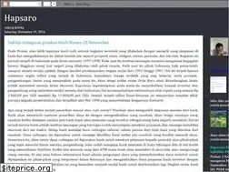 Sites similar to hapsaro.blogspot.com