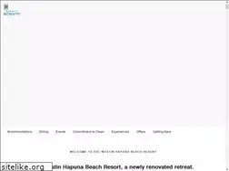 Sites similar to hapunabeachhotel.com
