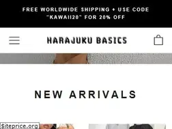 Sites similar to harajukubasics.com