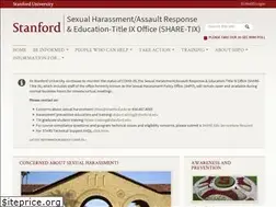 Sites similar to harass.stanford.edu