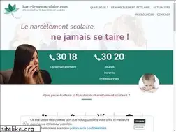 Sites similar to harcelementscolaire.com