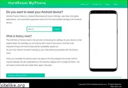 Sites similar to hardresetmyphone.com