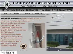 Sites similar to hardware-specialties.com