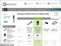 Sites similar to hardware-wallet-vergleich.de
