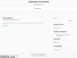 Sites similar to hardwaretechreview.com