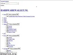 Sites similar to hardwarewallet.nl