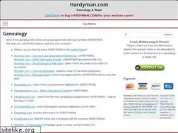 Sites similar to hardyman.com