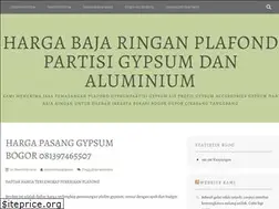 Sites similar to hargapasanggypsum.wordpress.com