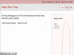 Sites similar to hariforyou.com
