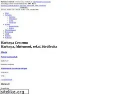 Sites similar to harisnya-centrum.hu