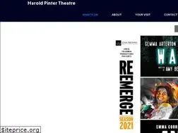 Sites similar to haroldpintertheatre.co.uk
