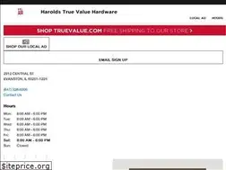 Sites similar to haroldstruevalue.com