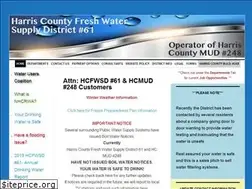 Sites similar to harriscountyfwsd61.org