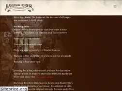 Sites similar to harrisonbrothershardware.com